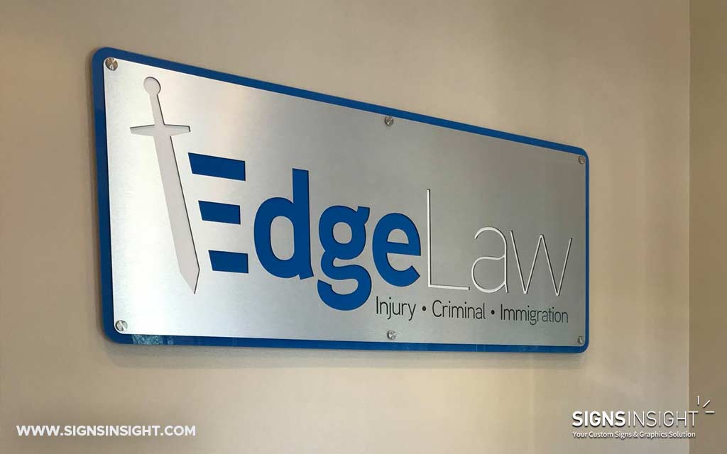 Custom Signs to enhance visual identity by Signs Insight - Sign Company in Tampa, FL