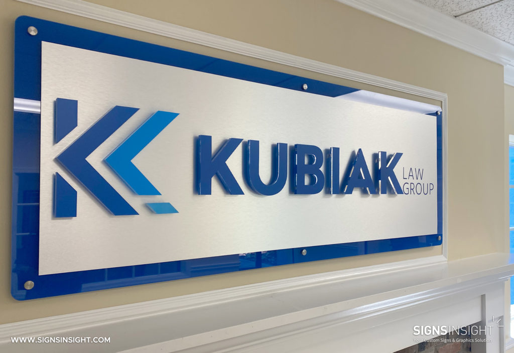 Reception Sign for your office in Tampa, FL by Signs Insight